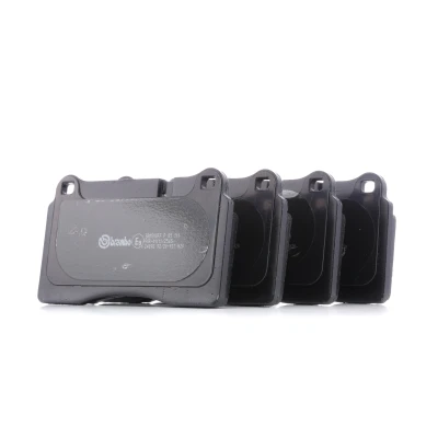 Image of 8D332C562BA Brake pad set BREMBO P 85 116 prepared for wear indicator without accessories AUDI: TT Coupe, A3 Sportback, Roadster