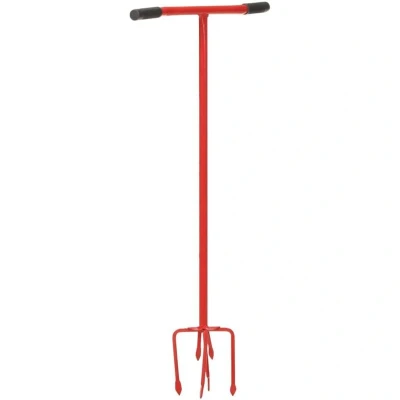 Image of vidaXL Garden Claw Red Steel