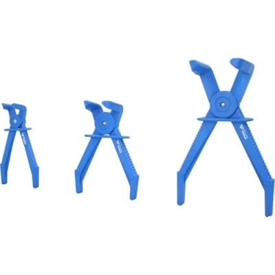 Image of BRILLIANT TOOLS BT521015 Hose Clamp Pliers Set, 90 Angled, 3 Piece [Powered by KS Tools]