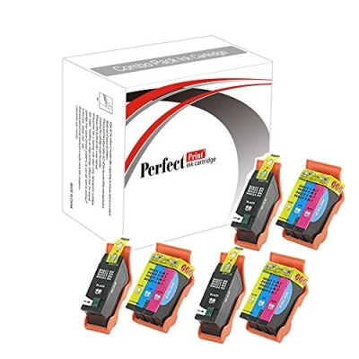 Image of PerfectPrint Compatible Ink Cartridge Replacement for Dell V313 V313W V515W P513W P713W V715W 21 (Black/Tri colour, 6 pack)