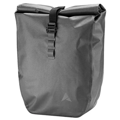 Image of Altura Vortex Ultralite Waterproof Cycling Pannier Grey/Reflective, 15L / Cycle Mount Rack Shop Road Mountain Bike Packing Commute Trunk Bag Water Rain Wet Weather Resistant Storage Pack Luggage