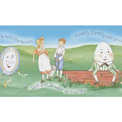 Image of BHF B34423 Nursery Rhyme Border Blue