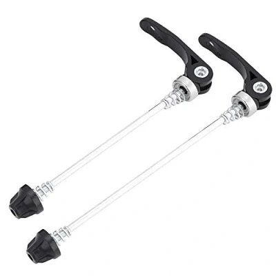 Image of Gorgeri Quick Release Skewer,2PCS Bicycle Skewers Front(15 cm / 5.9 inch) Rear(18 7.08 Hub Ultralight Alloy Bike Wheel Set Replacement Repair Parts Accessory