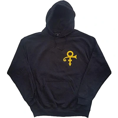 Image of Prince Hoodie Love Symbol Logo Official Mens Black Pullover L