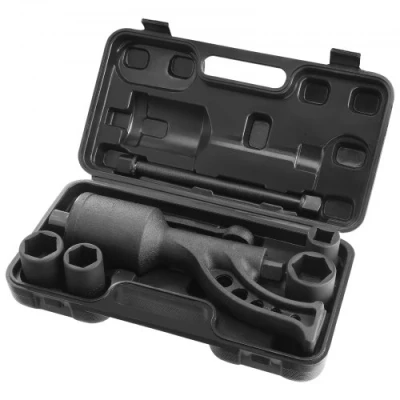 Image of VEVOR Torque Multiplier, Heavy Duty Multiplier Wrench Set, 1 Inch Drive Lug Nut 1:64 6800N.m Remover, with 4 Sockets and Storage Case for Truck Trailer RV
