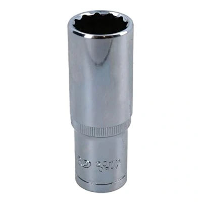Image of 20mm 1/2in Drive Double Deep Long Reach Metric Socket 12 Point Sided Bi hex