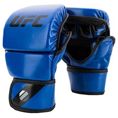 Image of UFC MMA 8oz Sparring Gloves, Size L/XL, Color Blue