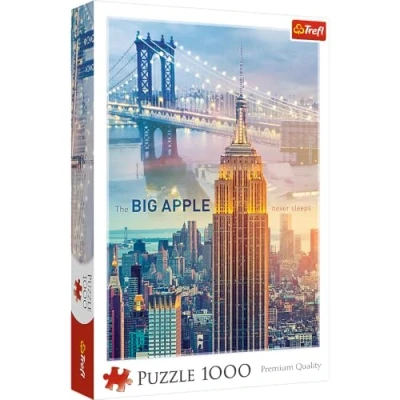 Image of Trefl 10393 New York bei Tagesanbruch 1000 pieces, premium quality, for adults and children aged 12 over Puzzle, Multi Colour