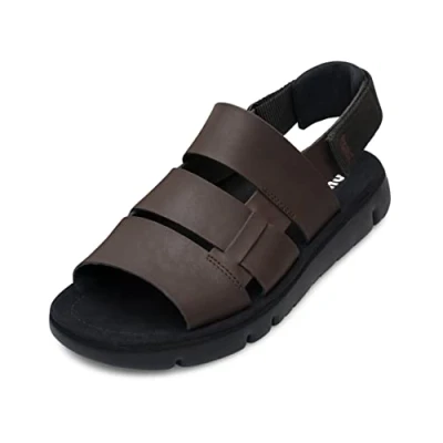 Image of Camper Men&#039;s Oruga K100470 Sandal, Dark Brown, 5.5 UK