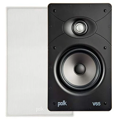 Image of Polk Audio V 65 High Performance Rectangular Recessed Speaker White