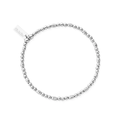 Image of ChloBo Silver Dainty Sparkle Bracelet