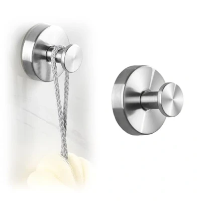 Image of Suction Cup Hooks for Wreaths on Glass, Wreath Hanger, Pop Socket, Holder Glass Door, Cups Front Door Hanging (silver, 1)