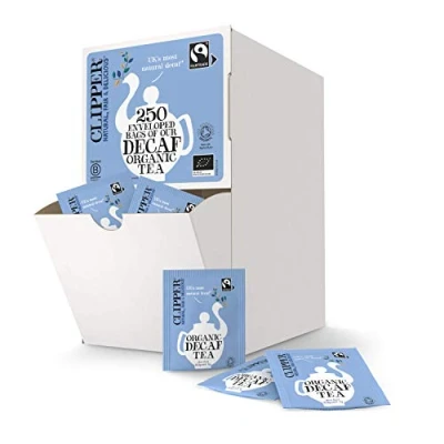 Image of Clipper Fairtrade Organic Decaf Everyday 250 Envelopes