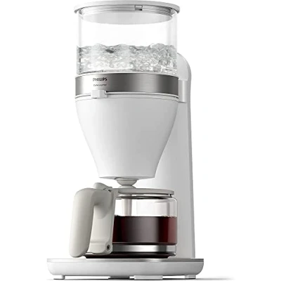 Image of Philips Cafe Gourmet Drip coffee maker, Direct brew, White, HD5416 / 00