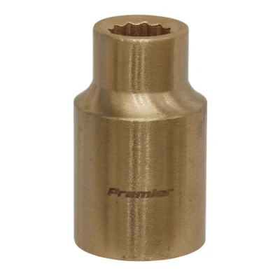 Image of Sealey Premier Socket 10mm 1/2&quot;Sq Drive Non Sparking WallDrive®