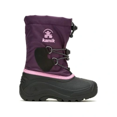 Image of Kamik Girl&#039;s Southpole4 Snow Boot, BlackBerry BBE, 13 UK Child