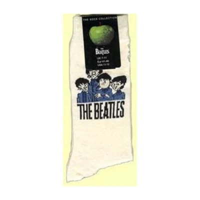 Image of SOCKSHOP Music Collection 1 Pair The Beatles Cotton Socks Cartoon Group 7 11 Unisex