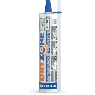 Image of Dryzone damp Proofing cream (DPC) 310ml High strength Injection for rising treatment. BBA &amp; WTA Approved
