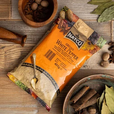 Image of Natco Foods Ground White Pepper 400g Chilli Wizards