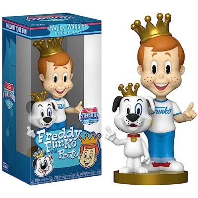 Image of Funko Fun on The Run Wacky Wobblers Freddy with Proto