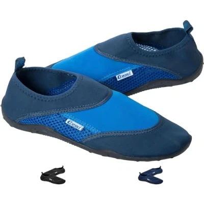 Image of CRESSI Coral Shoes Adults Premium suitable for Sea and Water Sports, Blue/Azure, 37 EU