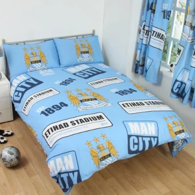 Image of Manchester City F.C. Double Duvet Cover