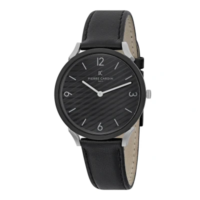 Image of Pierre Cardin Men Analogue Quartz Watch with Leather Strap CPI.2018