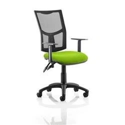 Image of Eclipse II Lever Task Operator Chair Black Mesh Back With KCUP1010