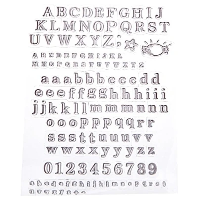 Image of Artemio Clear Stamps Alphabet IV, Transparent