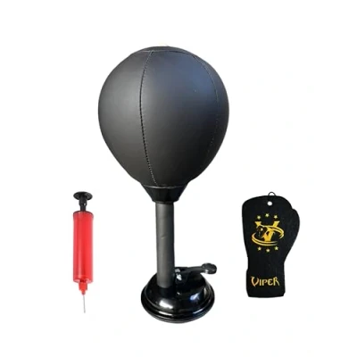 Image of Desktop Punching Bag Speed Ball Training Suction Sparring Boxing Kids Adults Table Punch Exercise
