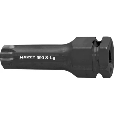 Image of T10198 Socket HAZET 990S 16LG M16 XZN Chrome Vanadium Steel, Nickel Molybdenum