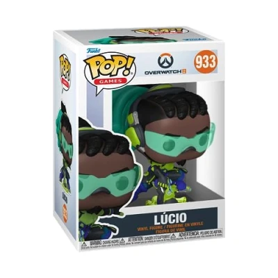 Image of Funko Pop! Games: Overwatch 2 Lucio Collectable Vinyl Figure Gift Idea Official Merchandise Toys for Kids &amp; Adults Video Games Fans Model Collectors and Display