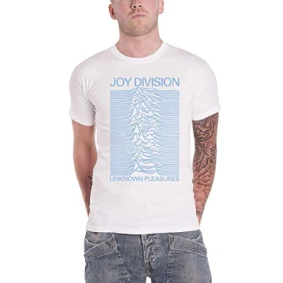 Image of Paradiso Clothing Division Unknown Pleasures Print Tshirt, Women&#039;s, Size: Large, White