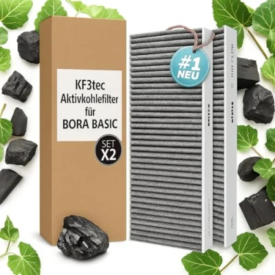 Image of Kf3tec Air Filter, BAKFS, 2 Activated Carbon Filters for BIU/BHU/BFIU, Pleasant Smell, Allergy free, Simplicity, 34x12.3x4.2 cm, 0.74 kg