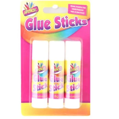 Image of ARTBOX 8g Twist Action Glue Stick (Pack of 3), Multi