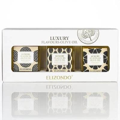 Image of ELIZONDO Extra virgin olive oil Luxury Flavours Case 3 x 200 ml