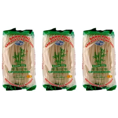 Image of Bamboo Tree Rice Noodle (Large 5MM) 400g Pack of 3