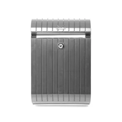 Image of TATAY Mailbox Piccolo, modern design, anthracite grey, made of resistant plastic, anti UV, easy to maintain, ideal for installation in both single family homes and communities.