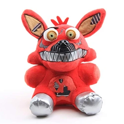 Image of uiuoutoy FNAF Plush Five Nights At Freddy&#039;s Plushies Toys Circus Baby Funtime Foxy Golden Freddy Bear Soft Doll Kids Gift (Nighmare 7&quot;)