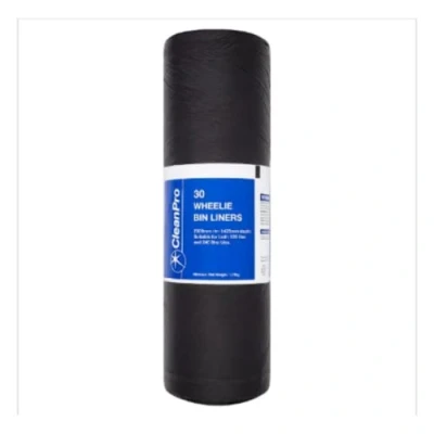 Image of CleanPro 30 Wheelie Bin Liners Approx per Case of 8