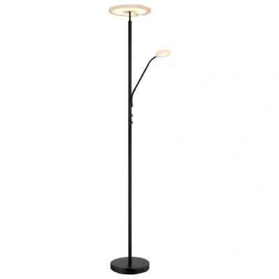 Image of Stanford Mother &amp; Child Lamp Matt Black LED Dimmable 3000K