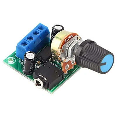 Image of Jimenez LM386 Super Mini Amplifier Board, 3V 12V, 0.5W 10W Speaker Low Noise Power Consumption, for Audio System DIY