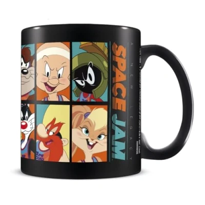 Image of Pyramid Looney Tunes Mug (Space Jam 2 Las Caras del Tune Squad)