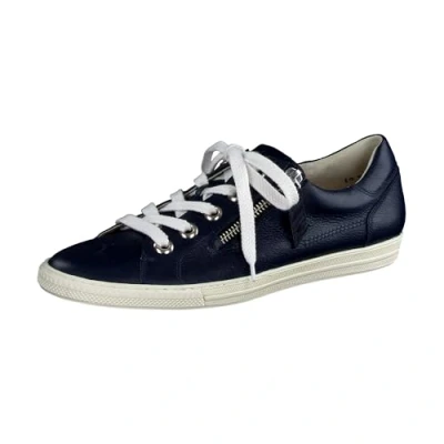 Image of Paul Green Women Lace Up Shoes 4940, Ladies Comfort Width: Regular (WMS),Comfort Low Shoe,Comfortable,Laces,Blau (Black),38 EU / 5 UK