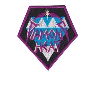 Image of Diamond Head Heavy Metal Patch Badge Embroidered Iron on Applique Accessory