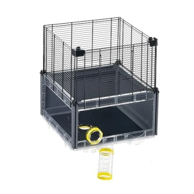 Image of Ferplast Hamster Cage Extension, Mouse MULTIPLA HAMSTER, Roof, Metal and Recycled Plastic