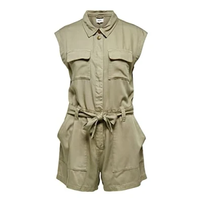 Image of ONLY Women&#039;s ONLKENYA Life Utility Playsuit OTW Jumpsuit, Mermaid, M