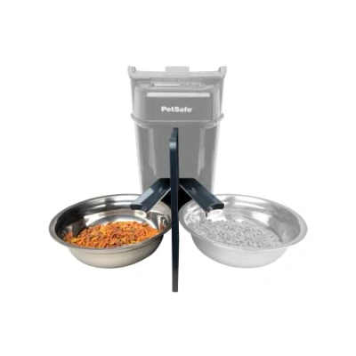 Image of PetSafe 2 Pet Meal Splitter with Bowl, Feeds Pets at the Same Time, Compatible Smart Feed &amp; Healthy Simply Feed, Includes Privacy Panel