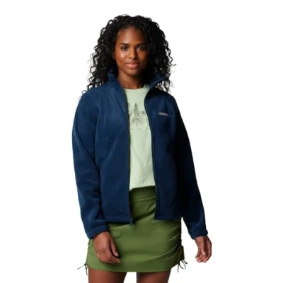 Image of Columbia Women&#039;s Benton Springs Full Zip Fleece Jacket, Navy, S