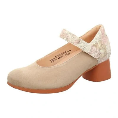 Image of Think! Women&#039;s Nachhaltige Wechselfußbett Nani Sustainable Interchangeable Footbed Pumps 4000 Nude/Estate, 5.5 UK